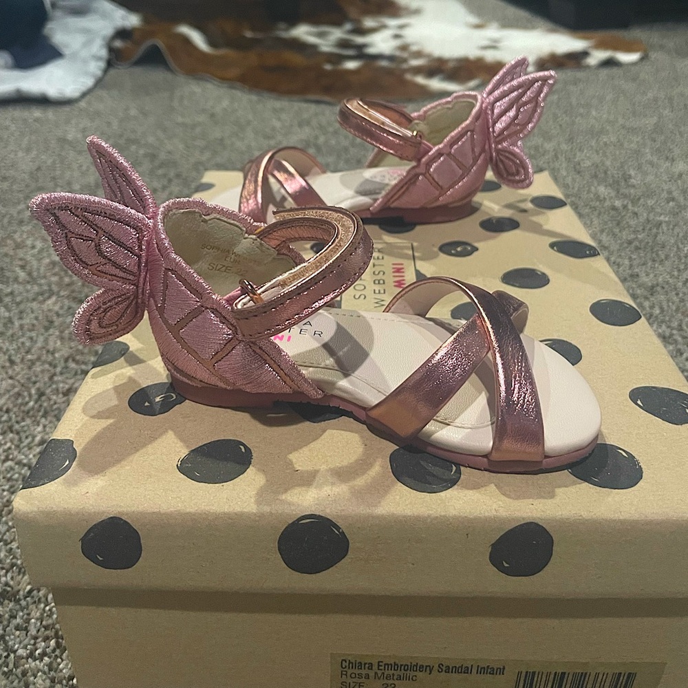 Sophia Webster Chiara Embroidery Sandal Infant